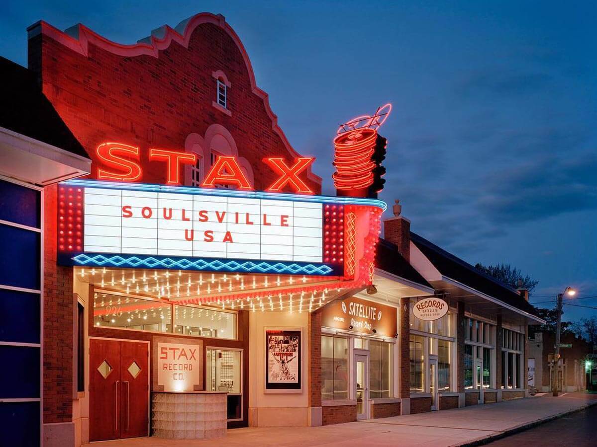 the exterior of the stax museum in memphis