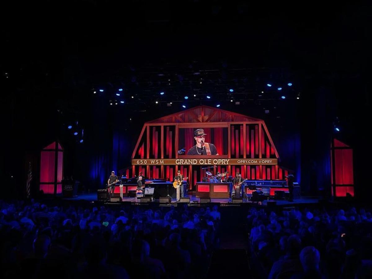 the stage of the grand ole opry