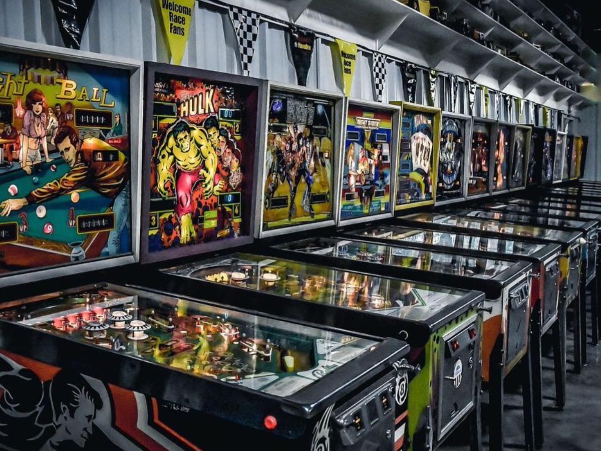 pinball machines at flashback pinball arcade