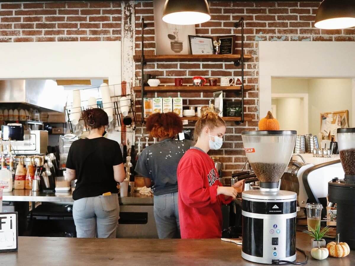 the ordering bar of THINK coffee in conway arkansas