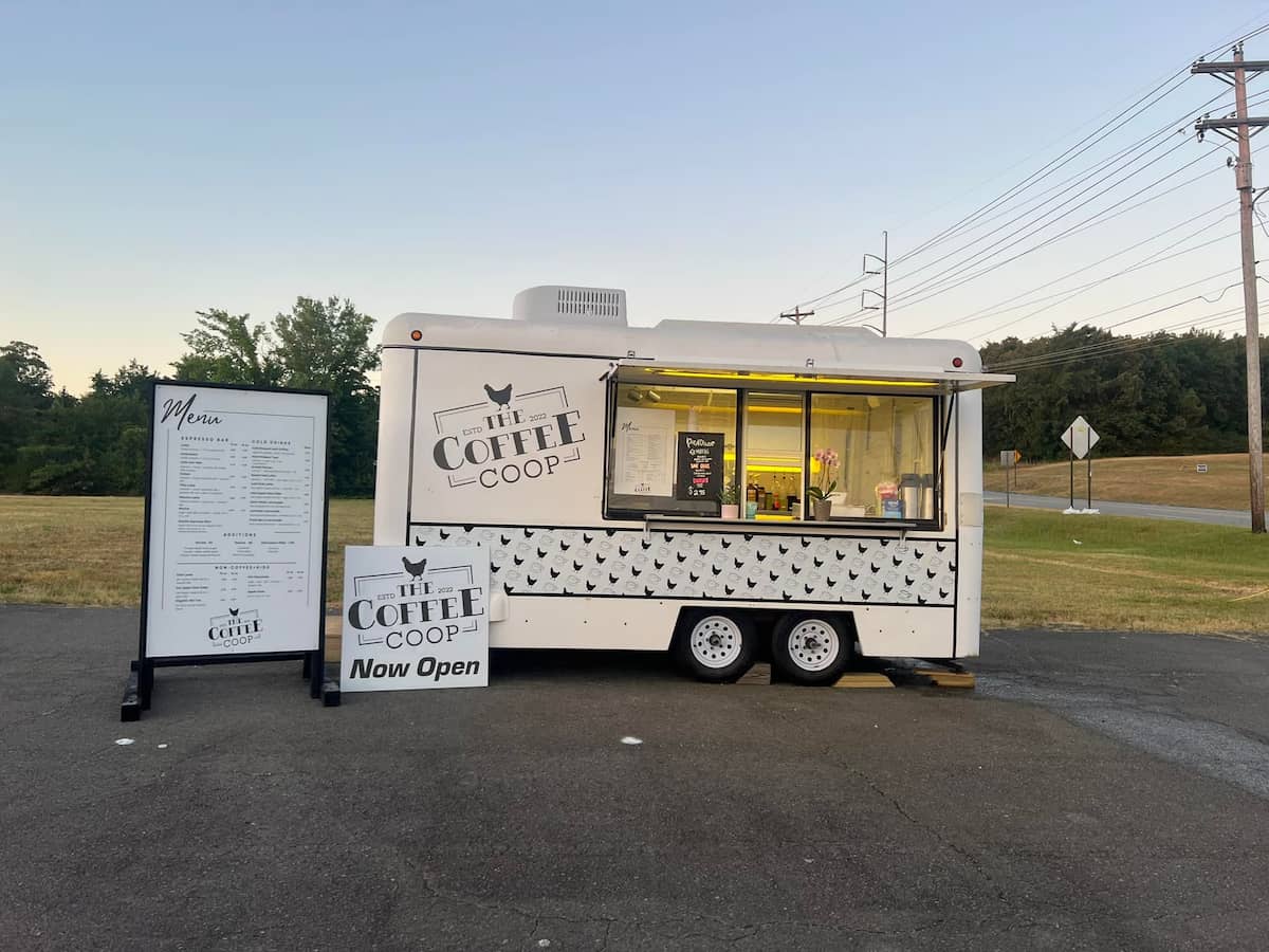 the coffee coop trailer