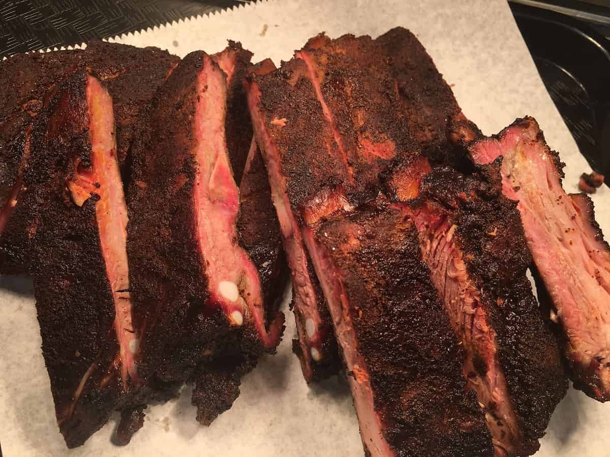 ribs from hog pen bbq in conway arkansas
