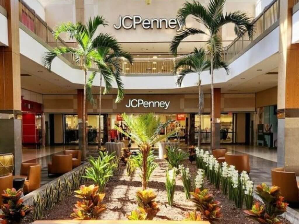 View of JCPenny in the Augusta Mall