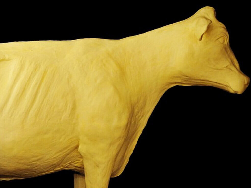 Butter Sculptures at the Iowa State Fair
