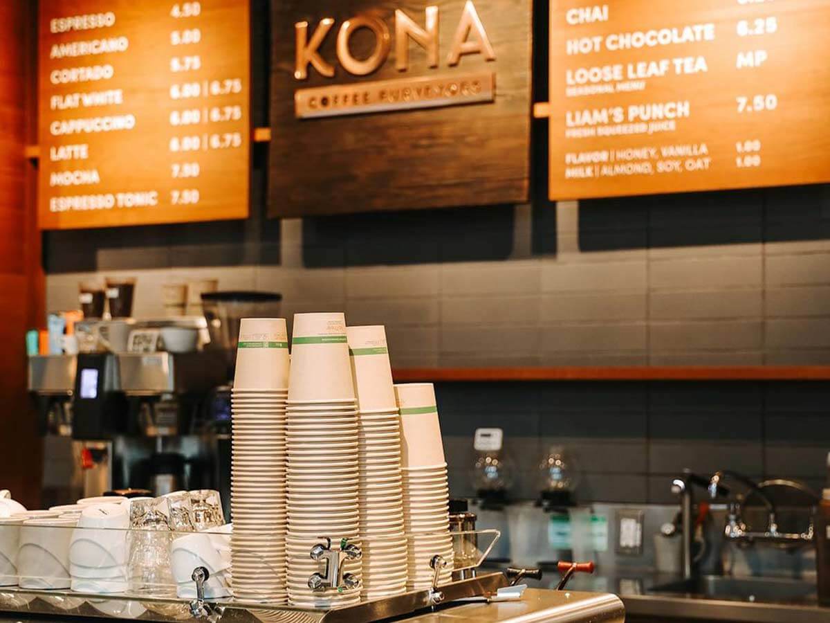 a hawaii coffee shop Kona Coffee Purveyors