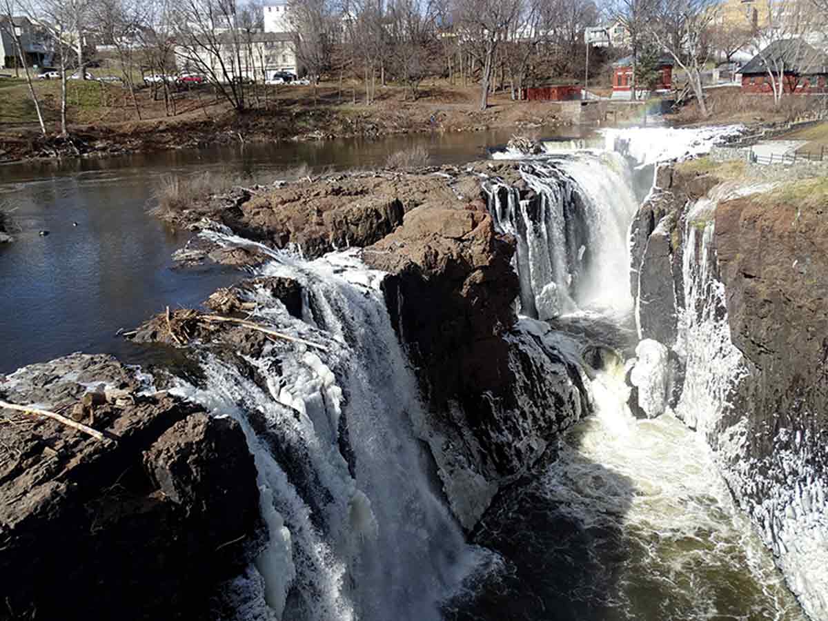 a view of great falls new jersey