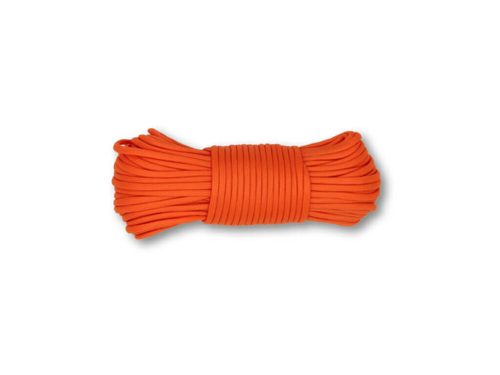 Orange rope camping essential