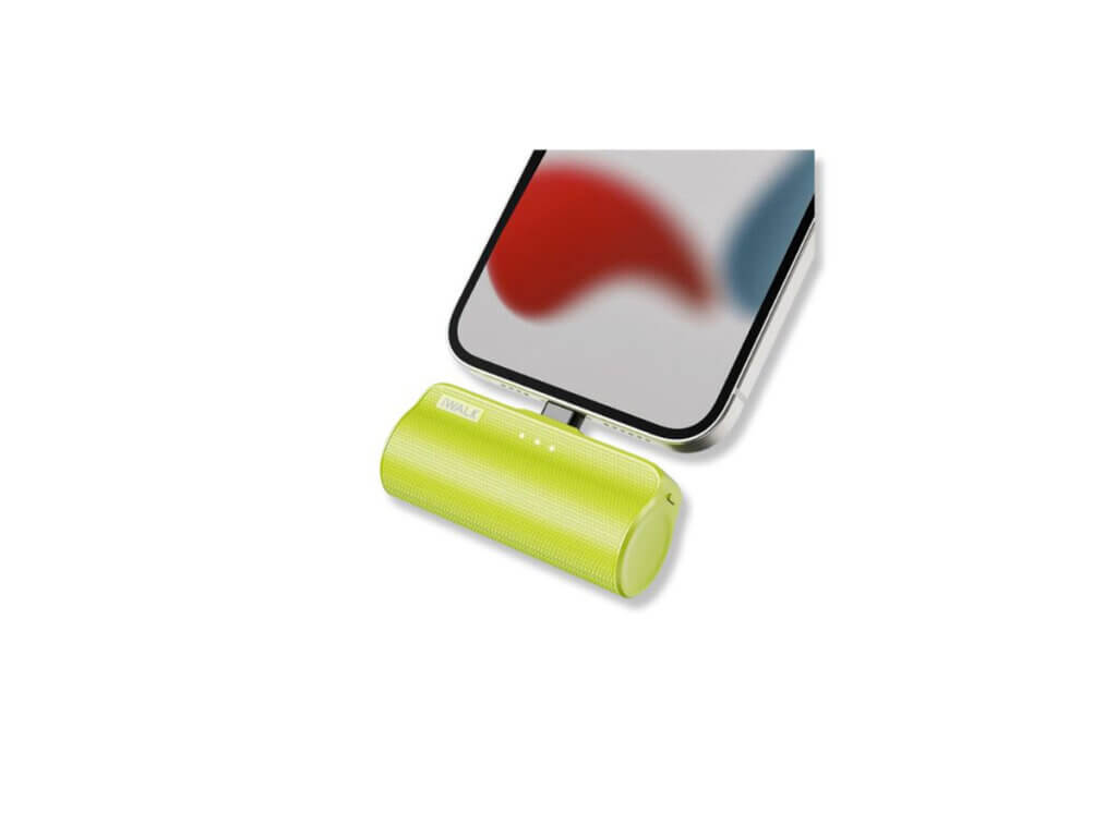 Yellow portable charger