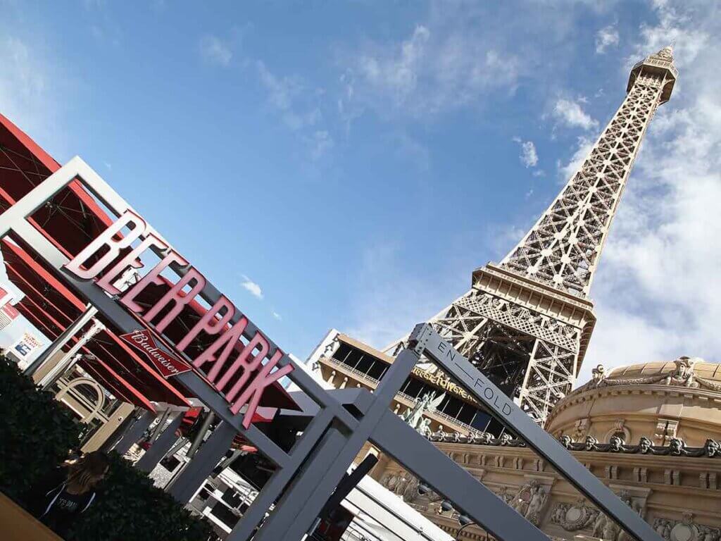 A general view of the grand opening of Beer Park at the Paris Las Vegas