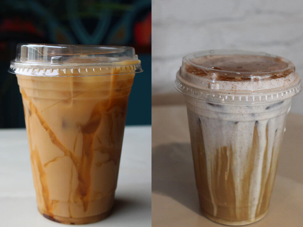 Two coffee options from Cricket's Coffee - Geneseo, NY