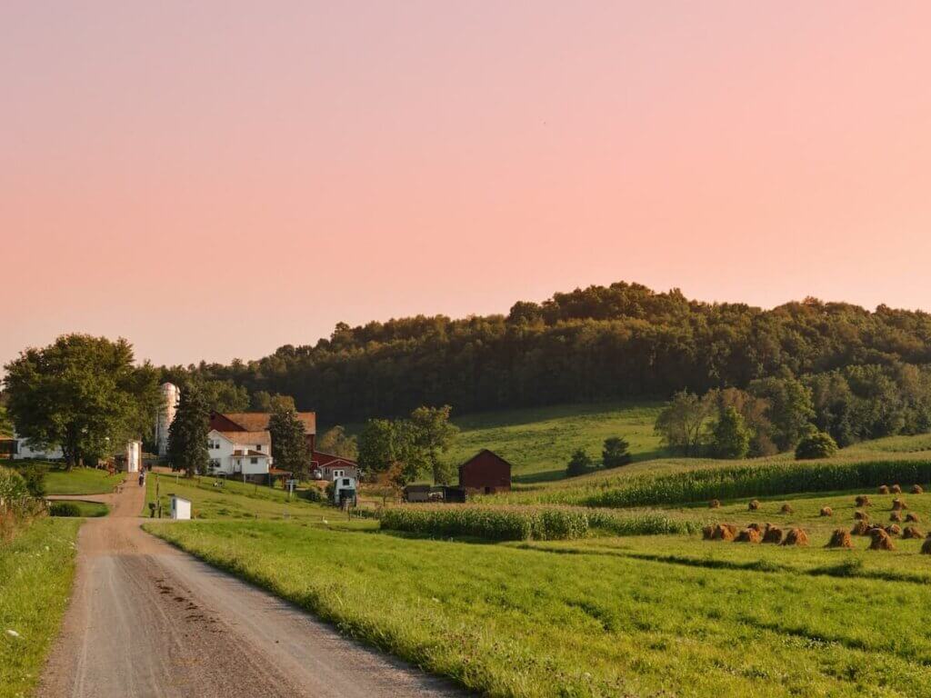 harvest season in holmes county ohio home to a large amish community